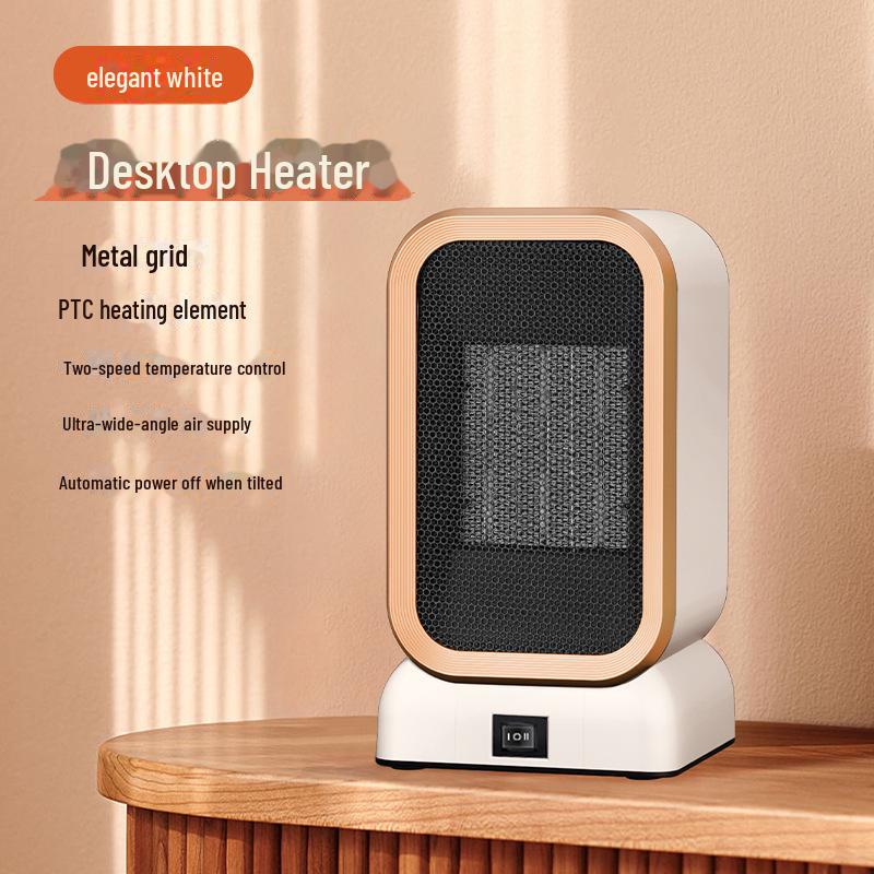 

Компактный мощный керамический настольный обогреватель для дома и офиса Small G-Athens, European regulations белый