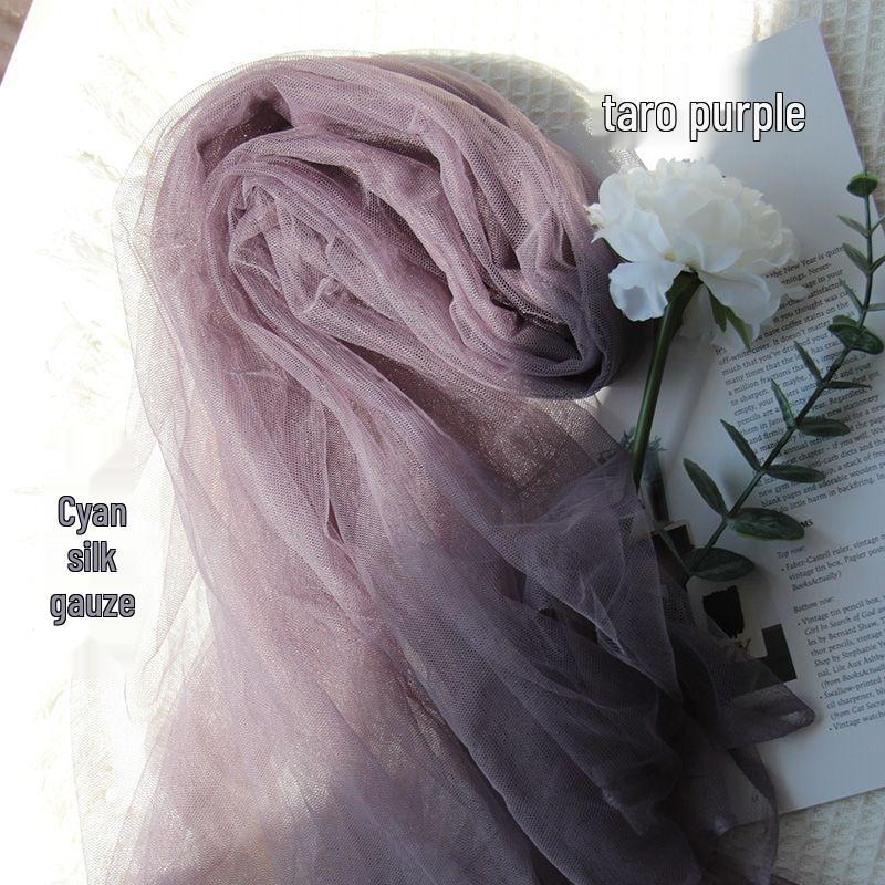 Tessuto a Rete di Pizzo Tulle Verde per Asilo & Matrimonio - Trasparente, Spedizione Gratuita