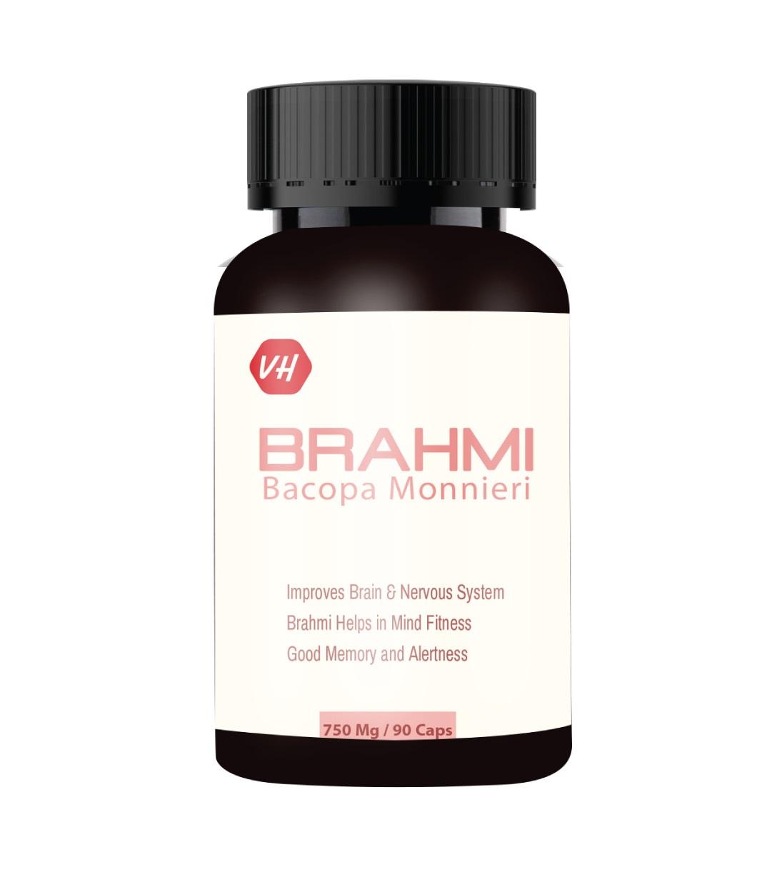 

Брахмі (90 кап, 750 мг), Brahmi, Vitamin Haat