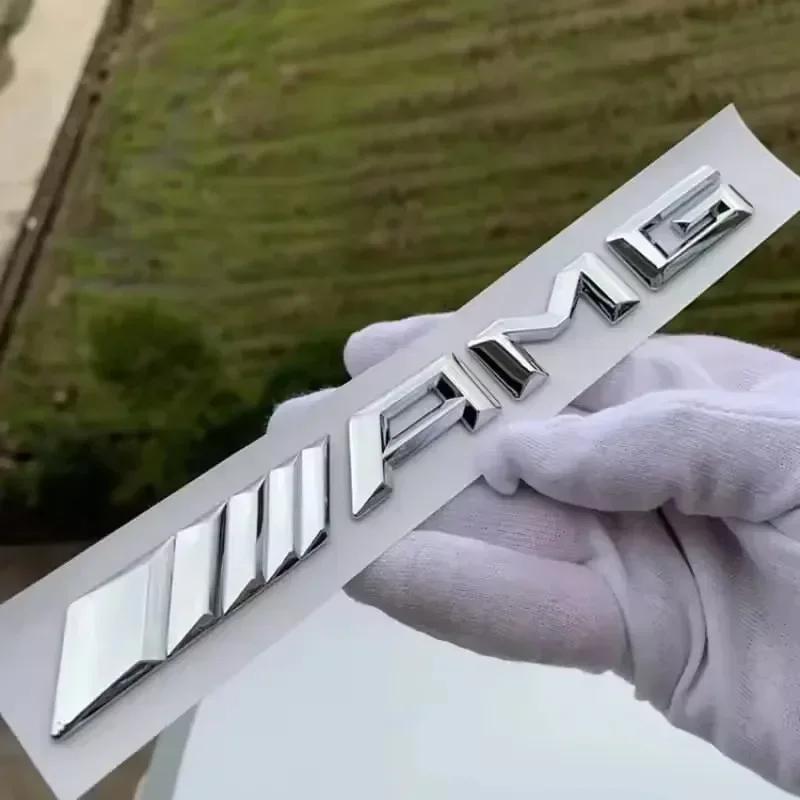 

C200 E200 New 2025 For Mercedes Benz 3D ABS Car Rear Trunk Badge Decal Letters Sticker For Mercedes Benz AMG A B C E G CLA C63 G