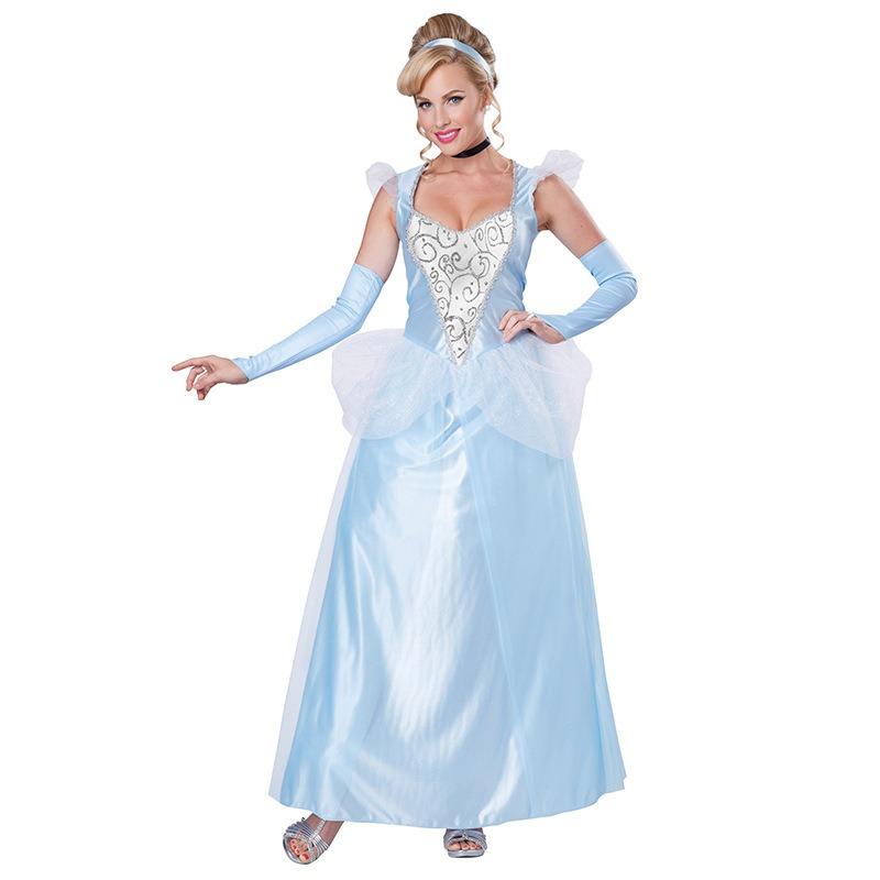 Blue Court Suit, Sub-code Halloween Costume Princess Adult, Table Suit 20