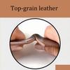 Bande de cuir de vachette véritable tannage végétal rigide de 4,0 mm d'épaisseur pour ceintures DIY faites à la main, ceintures de taille, sangles de sac, bretelles