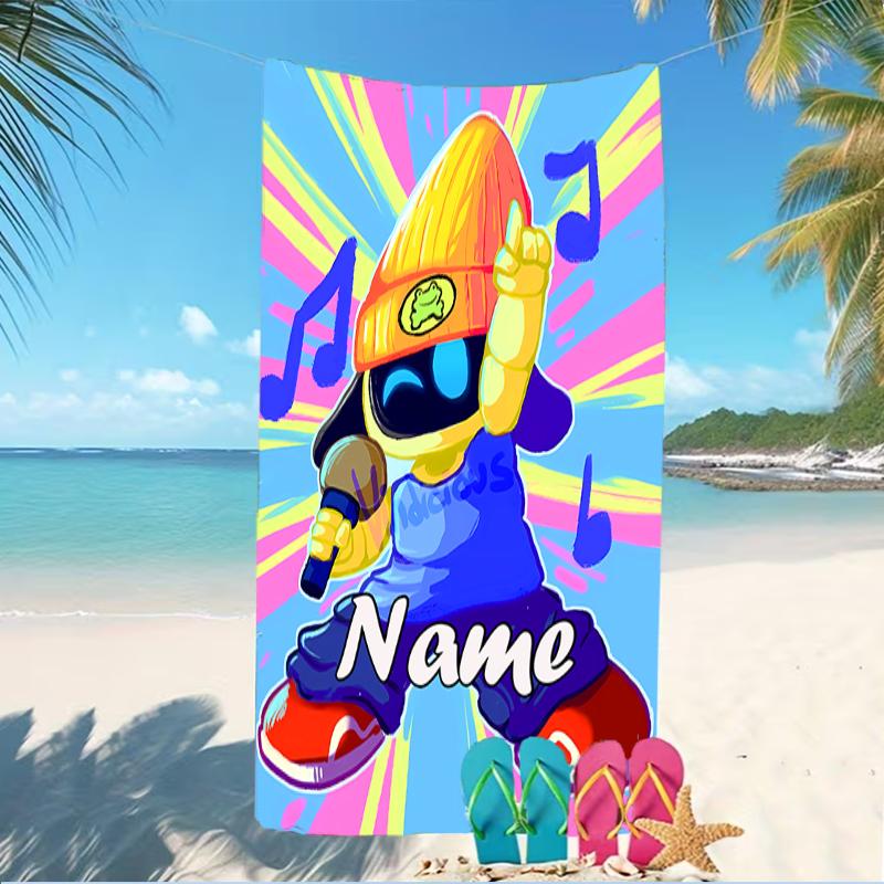 Customizable personalized beach towels Astro Bot themed designs.Suitable for the beach, yoga, sports;ideal as beach accessories