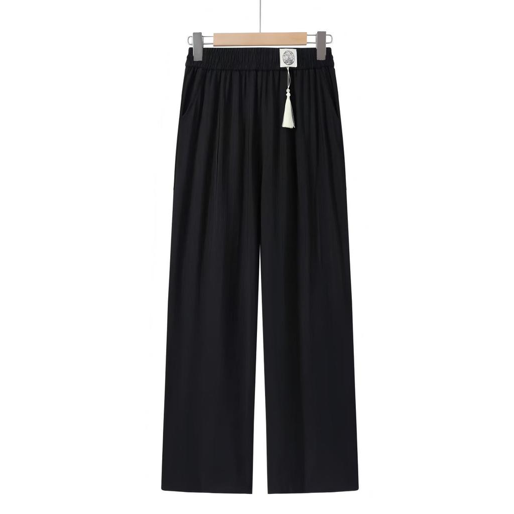 Stretchy Waist Plus Size Casual Pants for Older Women - Multiple Colors