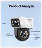 360° Dual Lens Wireless Waterproof Outdoor Surveillance Dome Camera