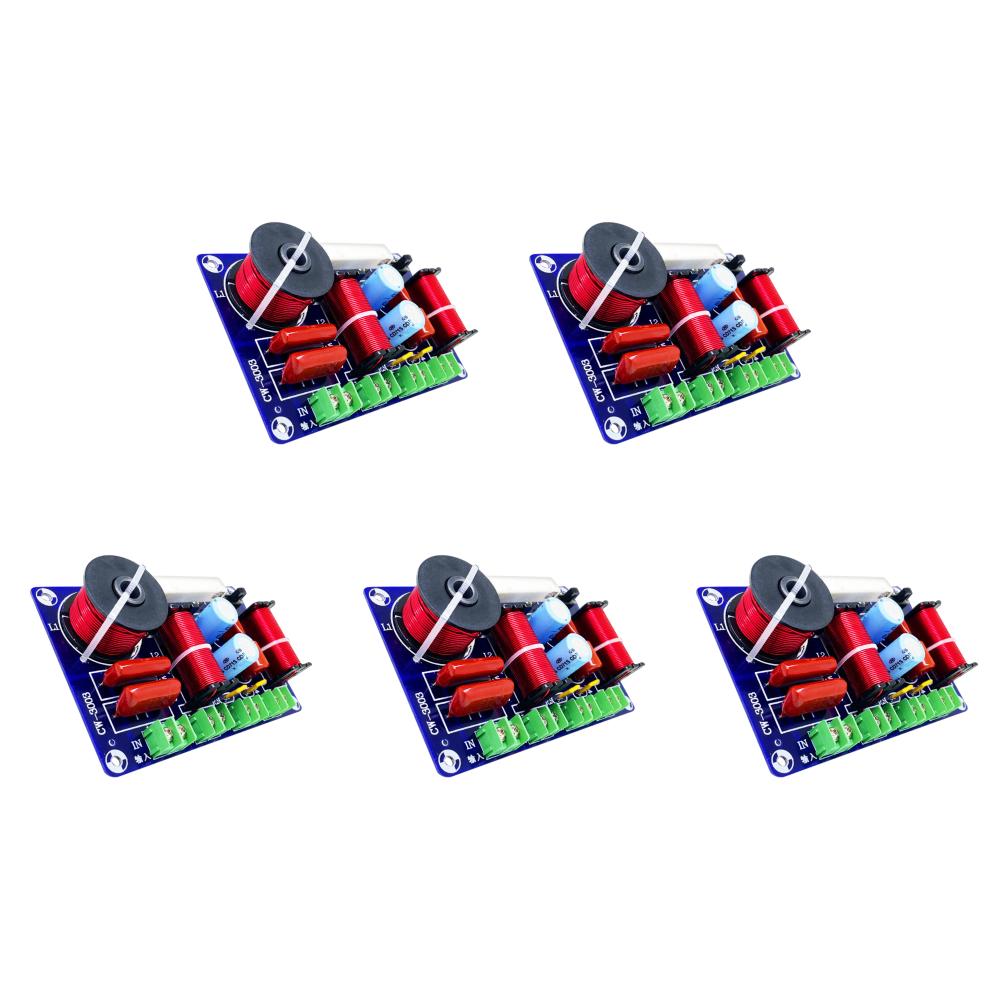 250W Speaker Crossover Treble Medium Bass 3 Ways Speakers Filter Frequency Divider Adjustable for Home Theater Speaker Upgrade