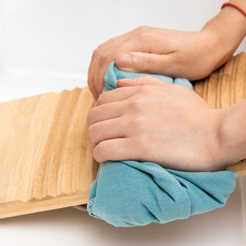 Ev Taşınabilir Bambu Kalın Kaymaz Giysi Temizleme Aletleri Ovalama Tahtaları Çamaşır Tahtası Yıkanma Tahtası