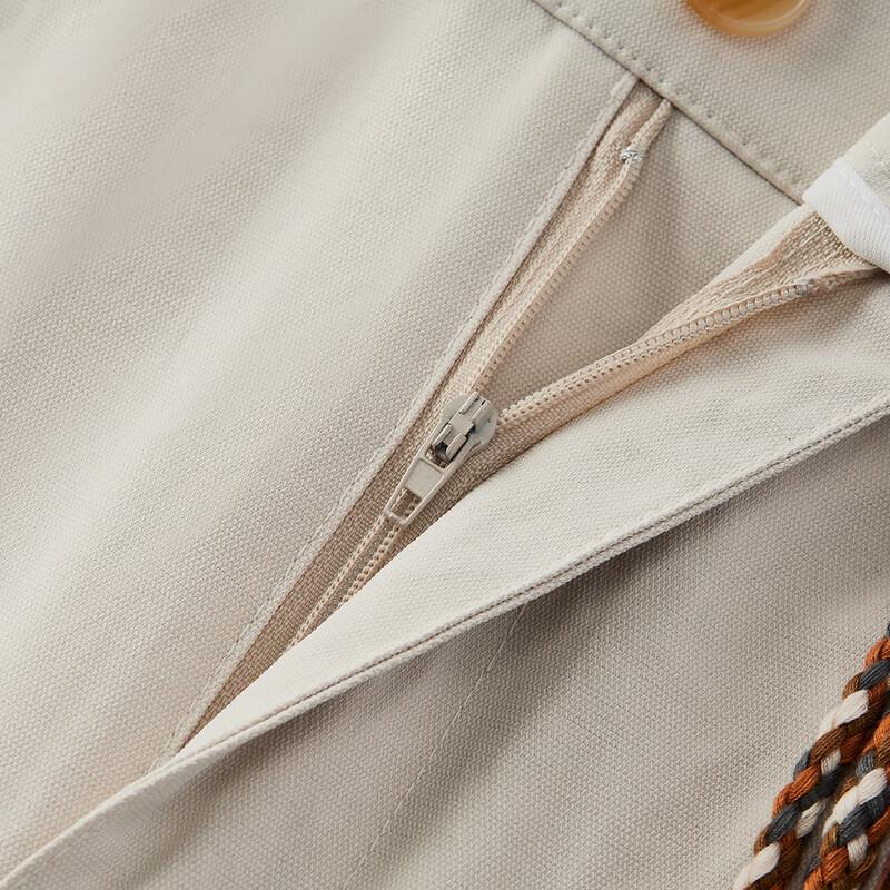 Semir Women's Loose-Fit Spring Casual Pants with Half Elastic Waist