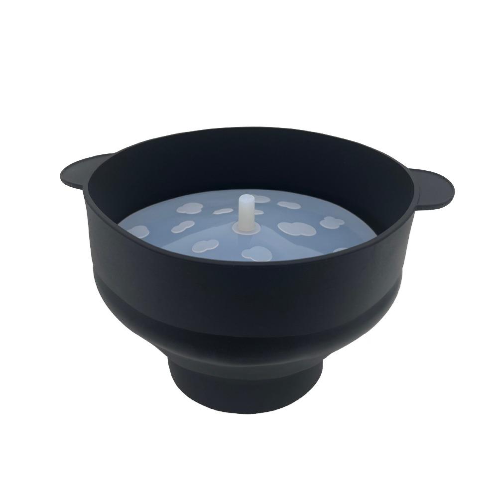 DIY Microwave Popcorn Bowl Bucket Red Fruit Dish Popcorn Maker with Lid Chips  Family