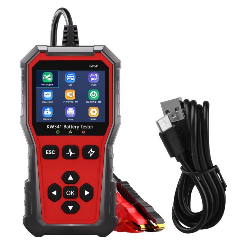 Advanced Automotive Battery Analyzer With Real Time Data Display High Accuracy Device for Motorcycle & Truck Batteries 1