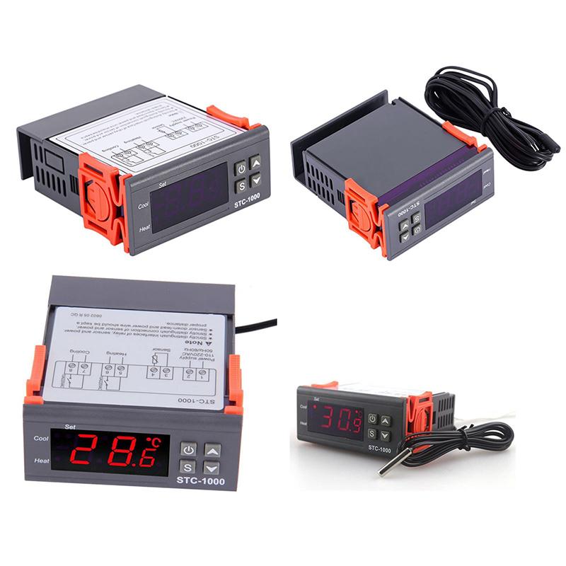 12V/24V/110V/220V Stc-1000 Digital Temperature Controller Thermostat W/Ntc