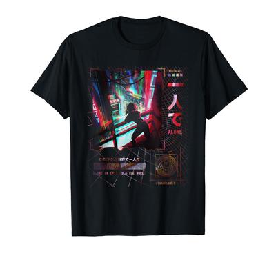 Japanisches Anime Retro Cyberpunk Vaporwave Ästhetik T-Shirt