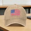 Patriotic USA Flag Th of July Washed Baseball Cap  Fitted Retro Sun Trucker Hat Spring Women Unisex Running Hippie Baseball Caps