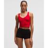 Align  TAnk Top  Light Support  A B Cup Oxford Red