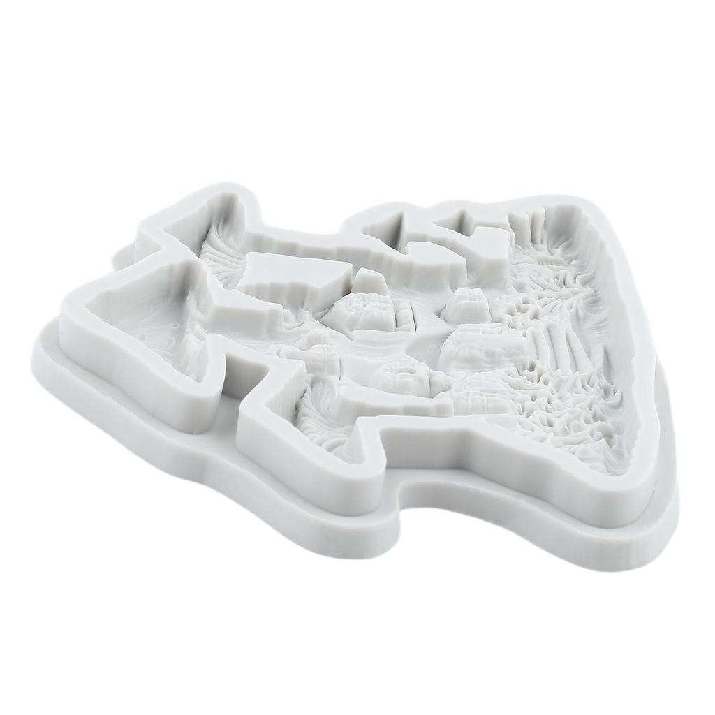 Mushroom House Silicone Molds Mushroom Fondant Mold Cake Decorating Tools Cupcake Topper Candy Chocolate Gumpaste Mold