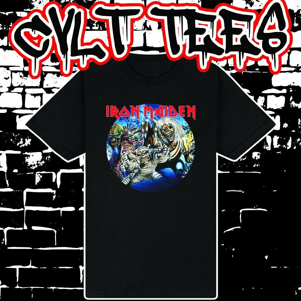 Iron Maiden style Band Tee ~ 100% Cotton Unisex T-Shirt S