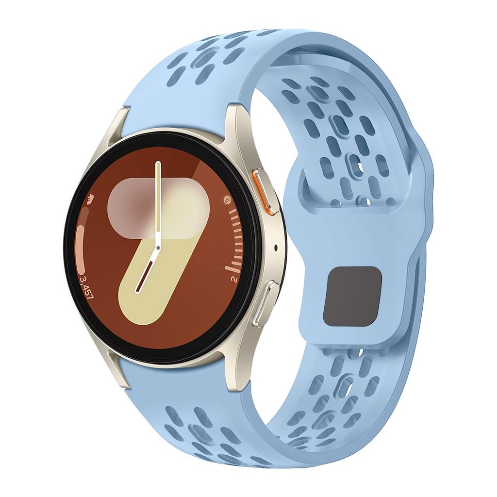Dla Samsung Galaxy Watch 7 Pasek 4/5/6/FE/classic/Pro 44mm 40mm Sportowy pasek na nadgarstek Silikonowy correa Bransoleta Galaxy Watch 7 Pasek