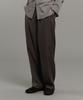 BLANKROOM Made Two-Puck Slacks_Khaki Brown