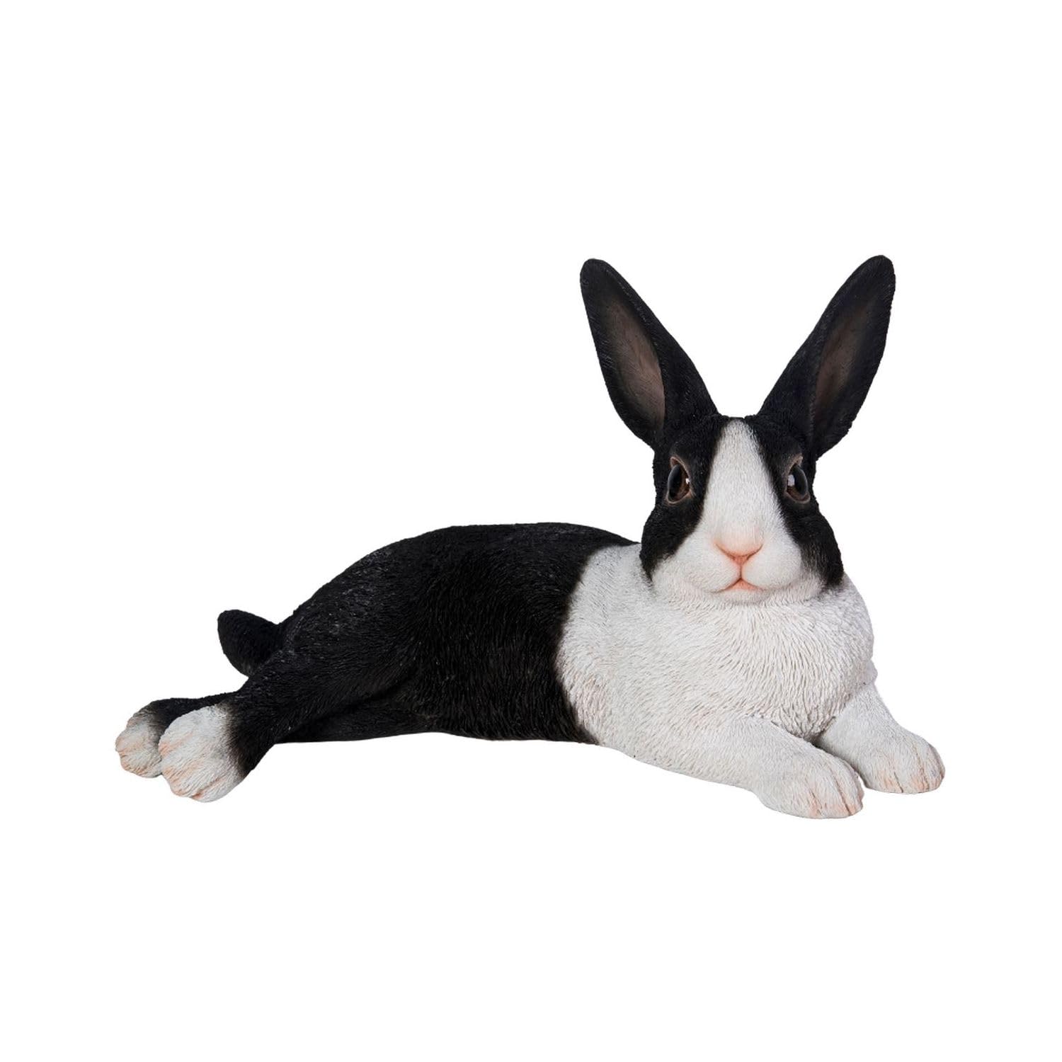 

Ubia Relaxing Black and White x x Doll Animal Garden H22120 Rabbit, 31.5 19.5 18.5 cm, Figurine, Ornament, Decor, Rabbit,