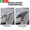 Für Cadillac XT5 2016-2026 Auto Scheinwerfer Schutz Auto Folie Frontscheinwerfer Transparent Schwarz TPU Außen Aufkleber Auto Zubehör