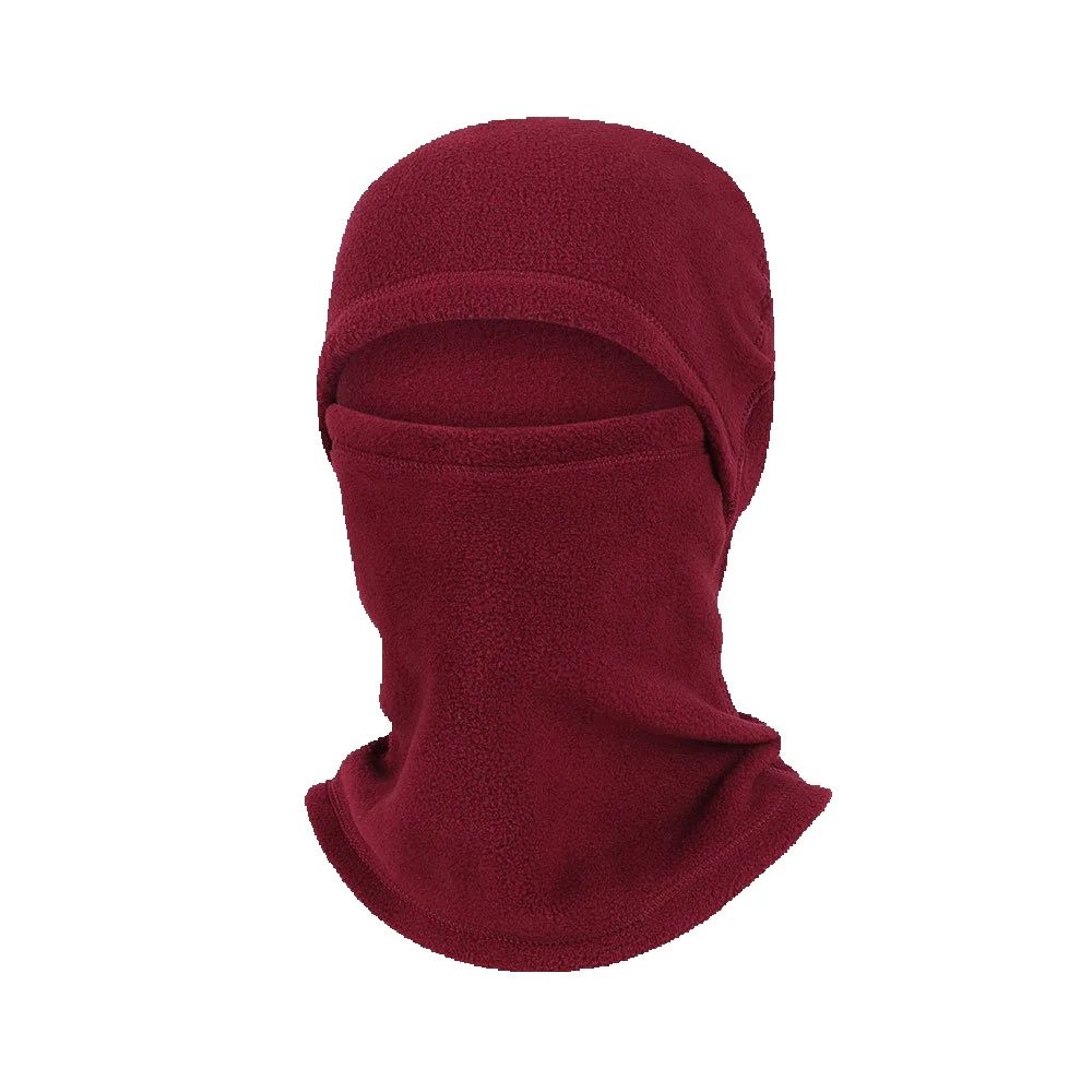 Pullover Cap Winter Warm Full Face Balaclava Neck Protection Integrated Sport Mask Outdoor Windproof Mountaineering Helmet Liner