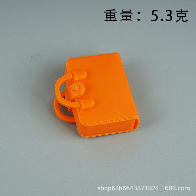 Good-Looking Mini Simulation Doll House Schoolbag Straight Ruler Triangle Ruler Miniature Creative School Supplies Model Ornament Toy