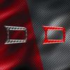 Real Carbon Fiber Dashboard Headlight Switch Button Trim For Jeep Cherokee 14-18