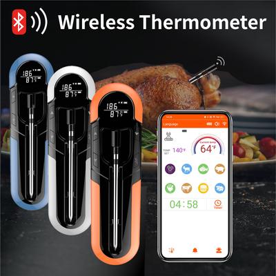 Bezdrôtový teplomer na varenie Jedlo Mäso Steak Digitálny Bluetooth Príslušenstvo na grilovanie Kuchynská rúra Gril Inteligentné teplomery na grilovanie