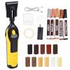 Bodenreparaturset mit Hitzestift Laminat Holzboden Reparaturset Ausbesserungsstift Hartwachs Linoleum Reparaturset Abdeckung