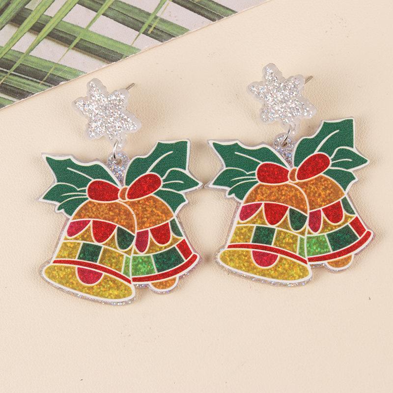 Christmas Series Popular Funny Red Cap Cute Sweater Snowman Pants Drop Earrings for Women unique design Jewelry Present