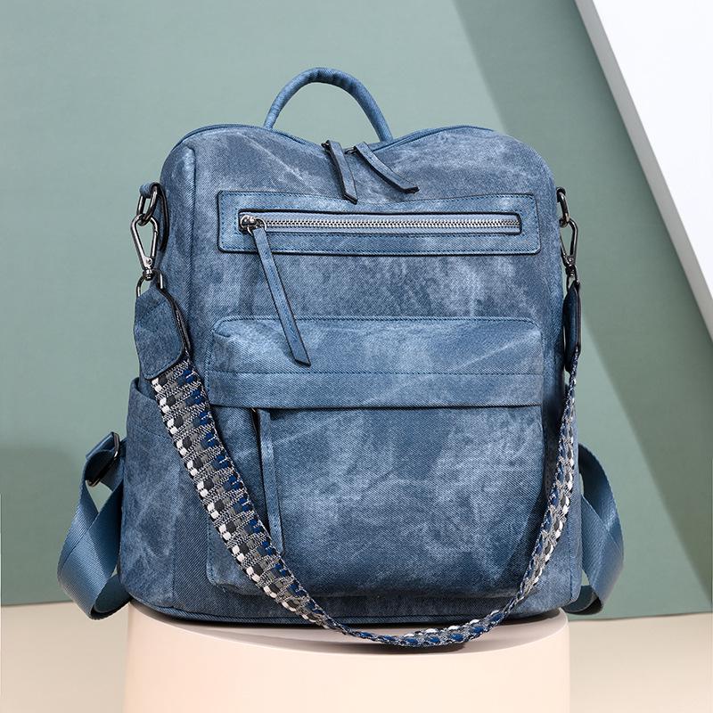 Women's PU Leather Convertible Backpack - Soft, Versatile, Large Capacity