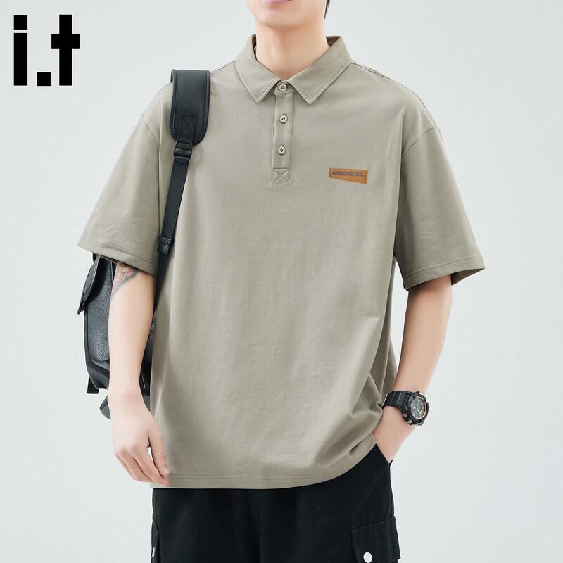 :CHOCOOLATEit Men s Basic Short Sleeve Polo Shirt M