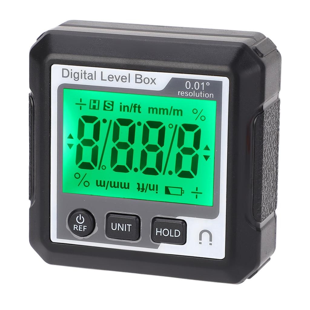 Digital Level Box with Magnet Electronic Angle Gauge Inclinometer Protractor for Wood Processing Automobile Repair