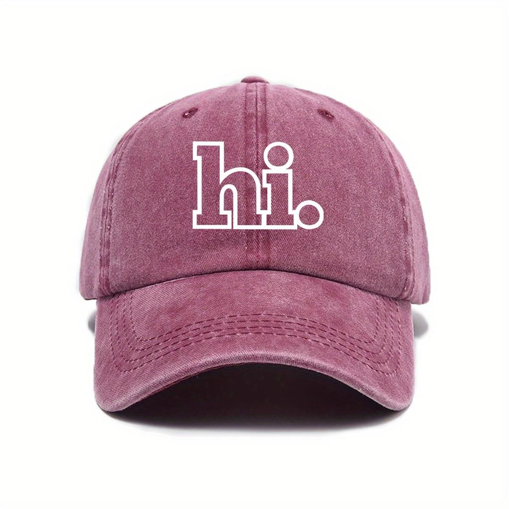 Urban daily personalized trend versatile baseball cap for both men and women,spring and summer urban design printed duckbill cap