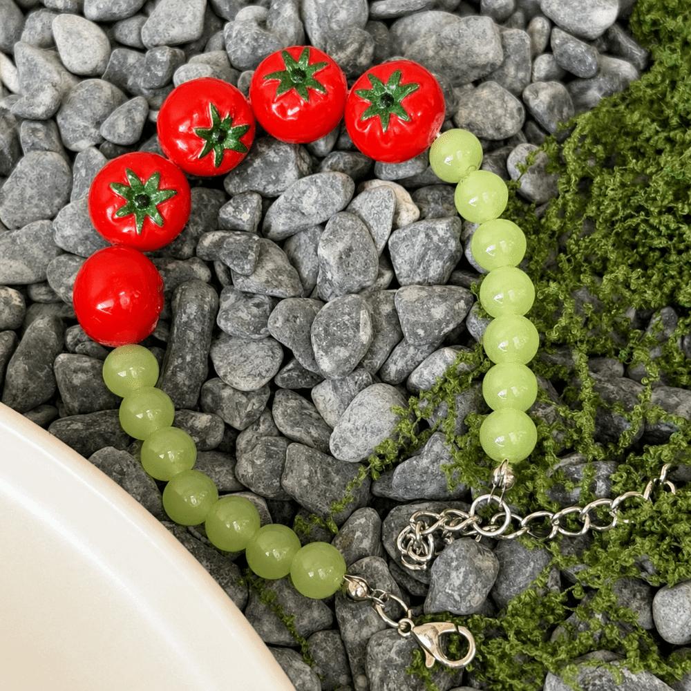Exaggerated Resin Blueberry Bracelet Adjustable Dopamine Jewelry Spring Summer