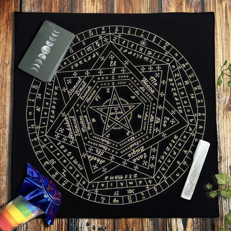 Metaphysical Game Mat Pendulum Divinations Altar Tablecloth Board Game Card Pad