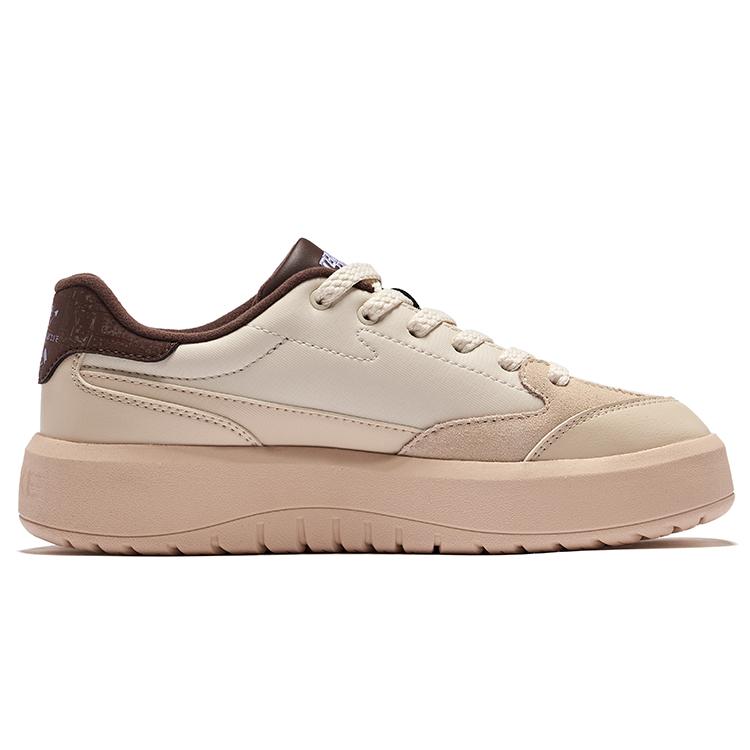 Hongxing Erke Yuanqi 1.0 Retro Casual Non-Slip Wear-Resistant Low-Top Sneakers Women sneakers Beige 52123301051-106