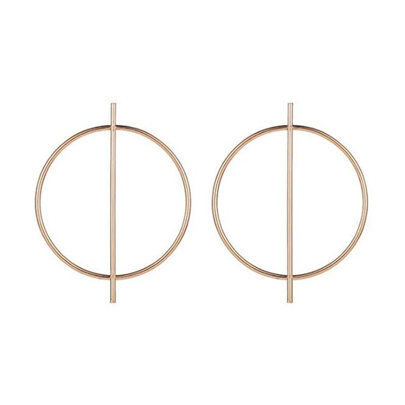 Neue Große Kreis Stud Ohrringe Für Frauen Geometrische Aussage Gold Farbe Ohrring Modeschmuck Brincos Bijoux boucle d'oreille