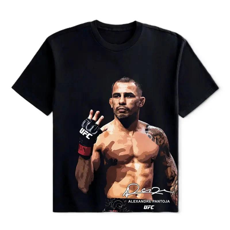 Футболка UFC MMA с Александром Пантожей, Спортивная футболка UFC Чемпионы, Графическая футболка XL
