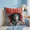 Singer Bob MMarley Cushion Cover Square Pillow Bedroom Sofa Leisure Comfort Living Room Home Decoration X