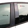 8Pcs Glosss Black Pillar Post  Fit For Suzuki SX4 s-cross 2014-2017 2018    Door Cover Window Decal Trim Sticker
