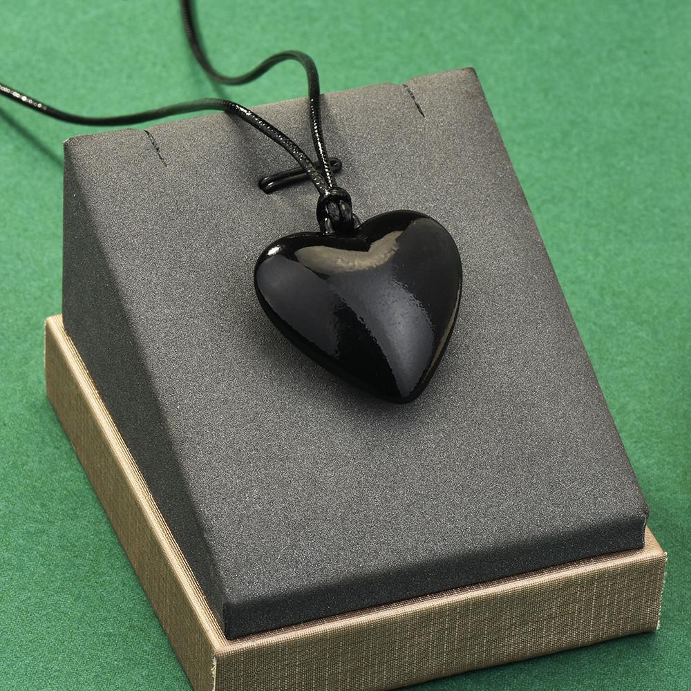 Silver Premium Heart Pendant Necklace Stylish Long Chain Accessory For Fashion Lovers