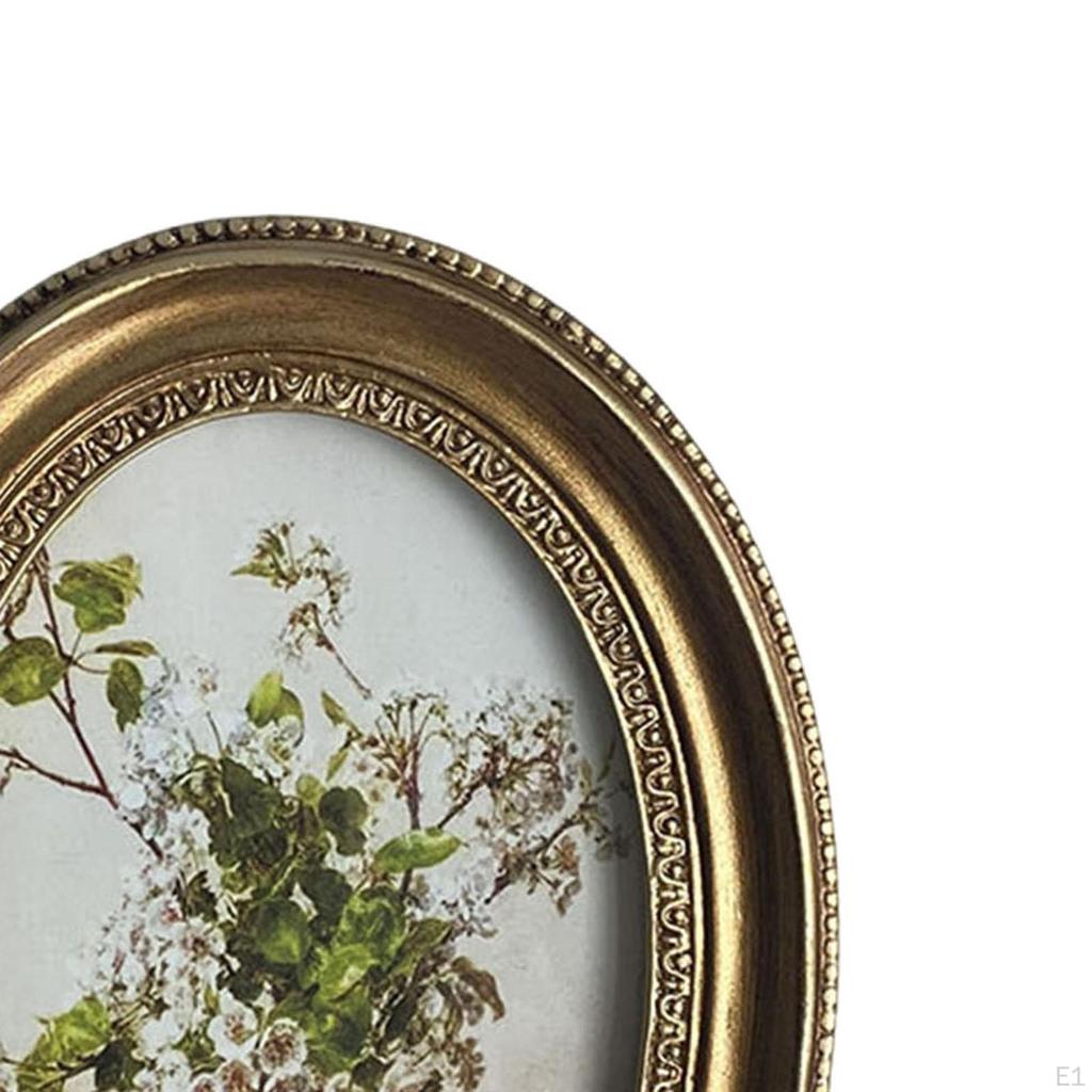 Ornate Picture Frame Hanging or Standing Gift Antique Design Resin Photo Holder for