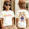 Sailor Moon Retro 90s Anime Graphic TShirt Summer Women Girls Kids Tee Streetwear Casual Trend Short Sleeve Hop  Tops Clothing