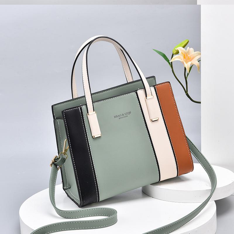 Korean Elegant High Quality Fashion Handbag Two Color Women One Shoulder Crossbody Bag Office & Work Shopping Messenger Tote Bag
