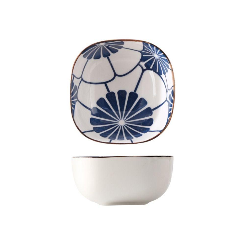 2/6Pcs Japanese Style Soy Sauce Dish Ceramic Small Serving Bowls Handmade Dipping Bowls  BBQ Party