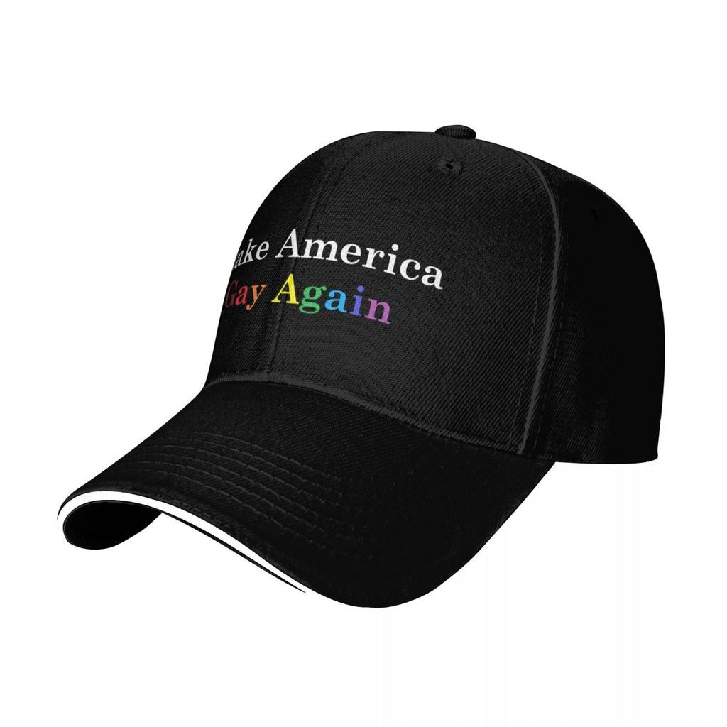 Make America Gay Again Baseball Cap New In The Hat Visor Kids Hat Luxury Unisex Cap FeUnisex Unisex's