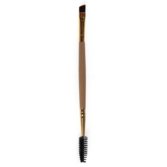 1Pc Makeup Powder Foundation Flat Contour Double End Eyebrow Brush Cosmetic Tool