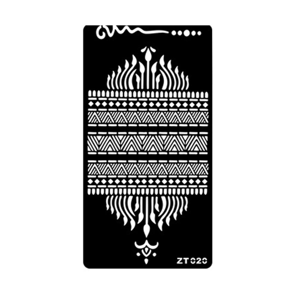 Personalized India Temporary Tattoo Ethnic Style Black Tattoo Decals Arm Foot Tattoos  Women Lady