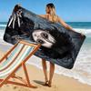 Edward Scissorhands Print Beach Towel, Large Soft Quick Dry Towel for Beach Camping Swimming